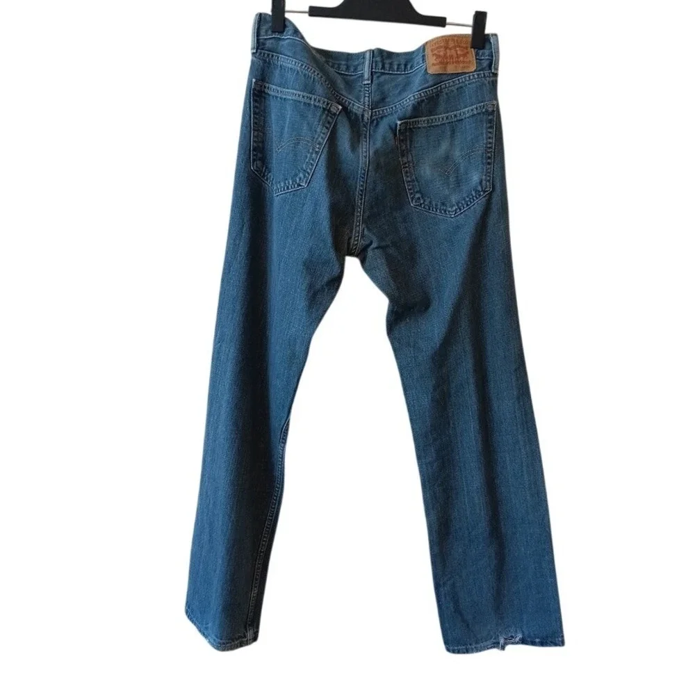 Levis Men's 559 Blue Medium Wash Denim Relaxed Straight Jeans Size 34x34